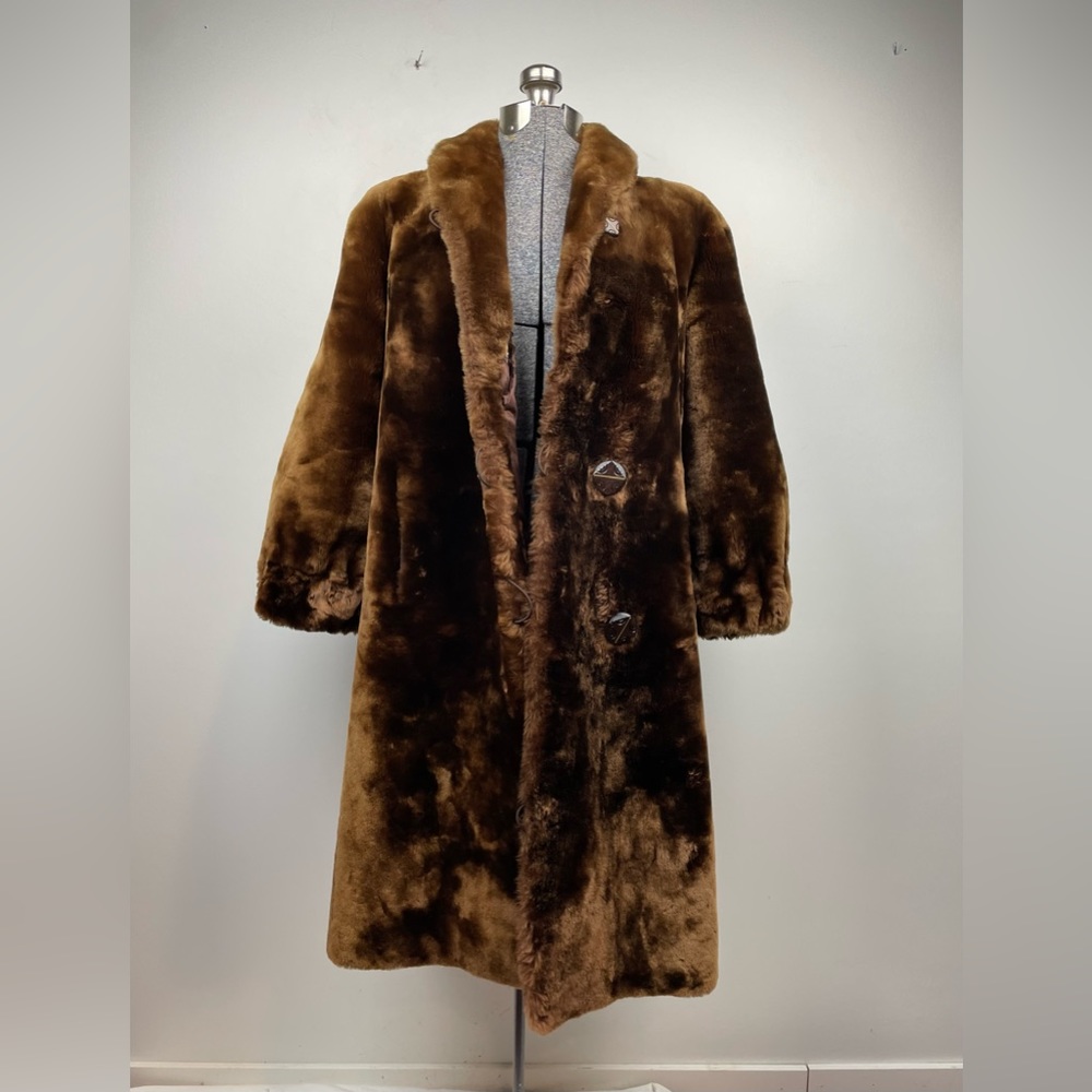 Brown Faux Fur Coat